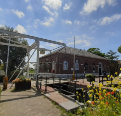 Photo of the Meldijk pumping station in Uitgeest