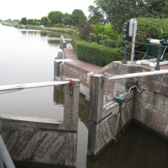 Photo of the Schermersluis near Nauerna